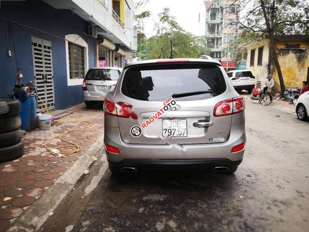 Bán xe Hyundai Santa Fe SLX eVGT sản xuất 2010, màu bạc, nhập khẩu  -4
