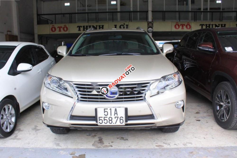 Bán xe Lexus RX 450h 2012, màu vàng, nhập khẩu  -0