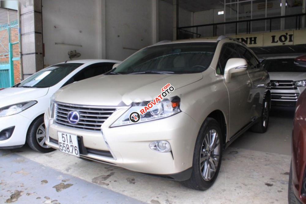 Bán xe Lexus RX 450h 2012, màu vàng, nhập khẩu  -1