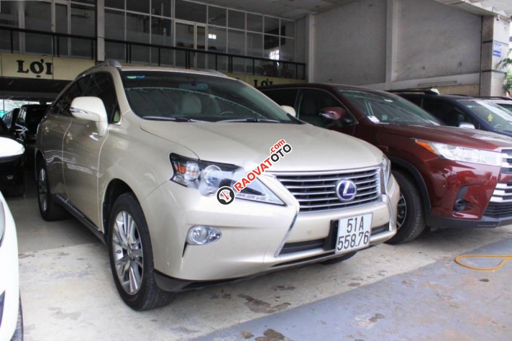 Bán xe Lexus RX 450h 2012, màu vàng, nhập khẩu  -3