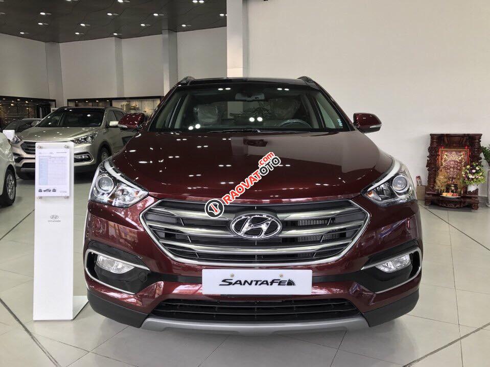 Hyundai Santa Fe 2.4 AT tiêu chuẩn. Hỗ trợ vay 90% giá trị xe. Hotline đặt xe: 0935.90.41.41 - 0948.94.55.99-5