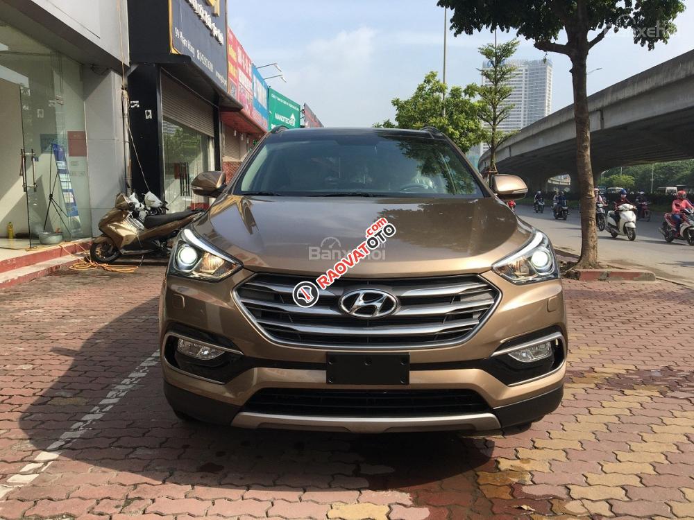 Bán Hyundai Santa Fe 2018 đủ màu, xe giao ngay, giá cực tốt, hỗ trợ đầy đủ-1