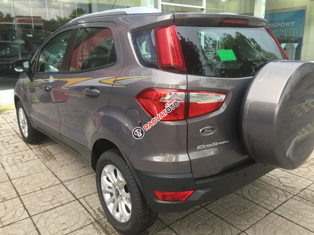 Ford Tây Ninh, cần bán xe Ford Ecosport 2018 màu nâu hổ phách, hỗ trợ mua trả góp, lãi suất 0.6%-2