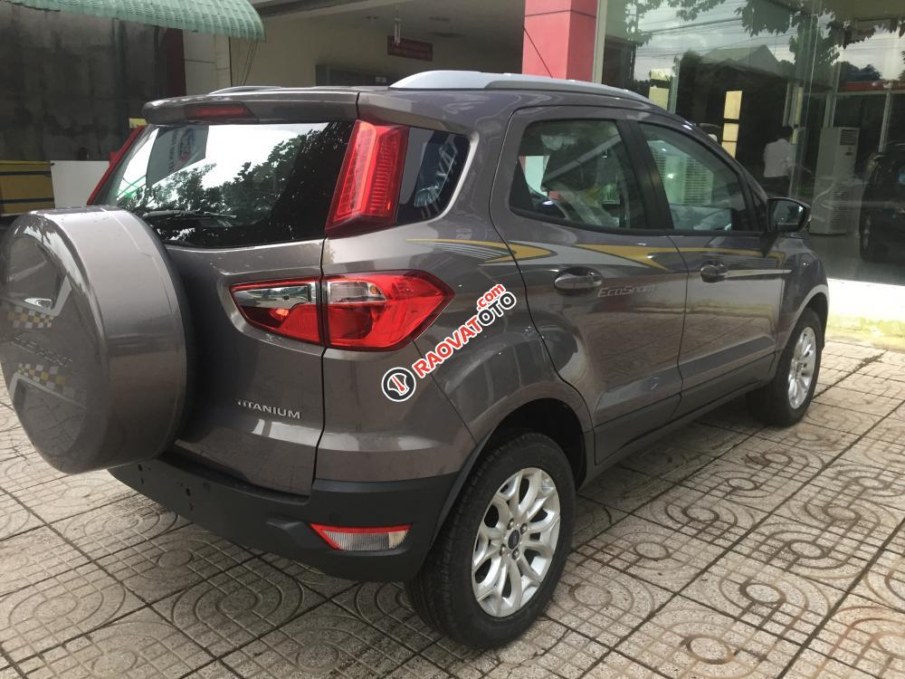 Ford Tây Ninh, cần bán xe Ford Ecosport 2018 màu nâu hổ phách, hỗ trợ mua trả góp, lãi suất 0.6%-0