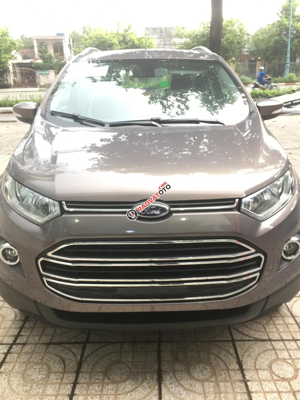 Ford Tây Ninh, cần bán xe Ford Ecosport 2018 màu nâu hổ phách, hỗ trợ mua trả góp, lãi suất 0.6%-6