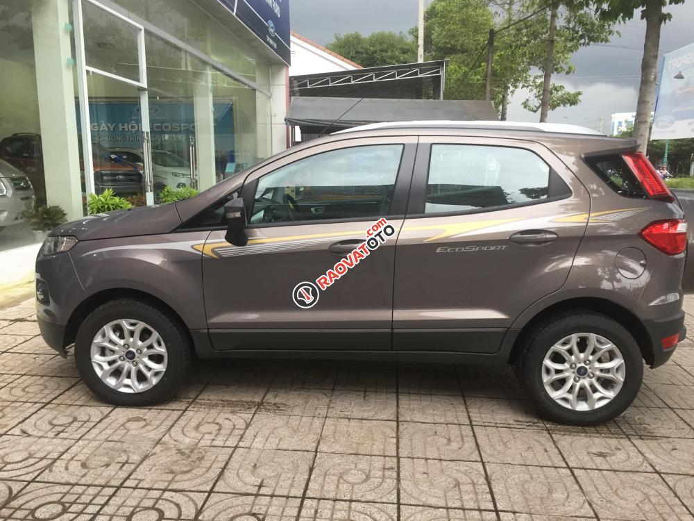 Ford Tây Ninh, cần bán xe Ford Ecosport 2018 màu nâu hổ phách, hỗ trợ mua trả góp, lãi suất 0.6%-4