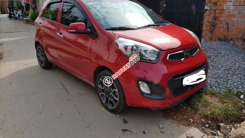 Cần bán xe Kia Morning S MT năm 2014, màu đỏ số sàn-0