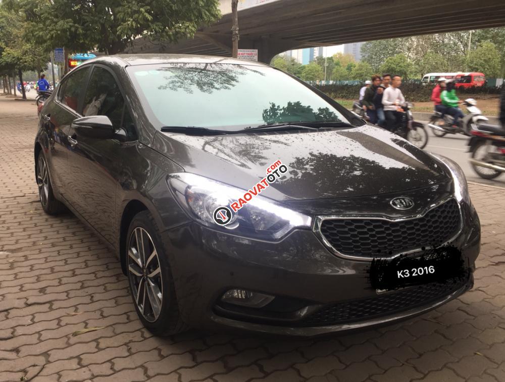 Bán xe Kia K3 1.6 đời 2016, màu nâu, giá 590tr-2