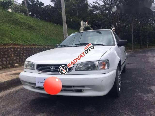 Bán Toyota Corolla GLi đời 2000, màu trắng  -0