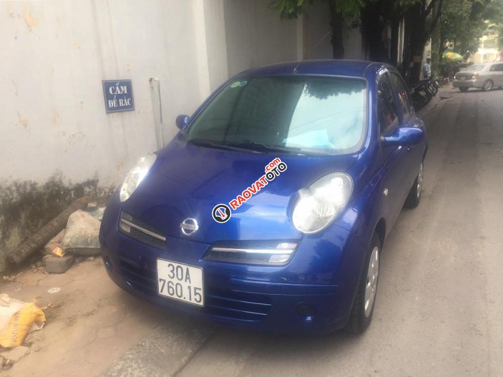 Bán Nissan Micra đời 2005, màu xanh lam, nhập khẩu -0