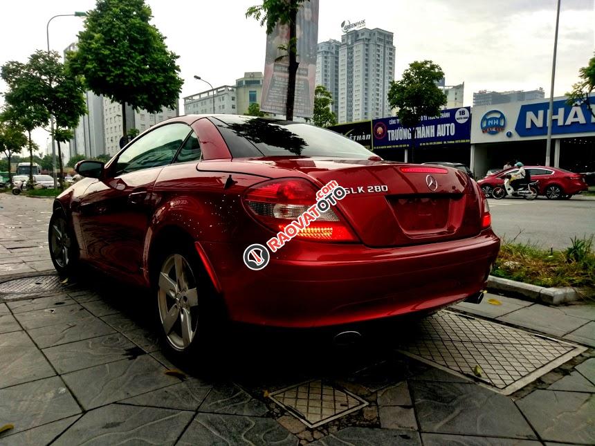 Bán Mercedes SLK 280 đời 2007, màu đỏ, nhập khẩu nguyên chiếc, giá tốt-5