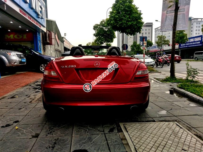 Bán Mercedes SLK 280 đời 2007, màu đỏ, nhập khẩu nguyên chiếc, giá tốt-12