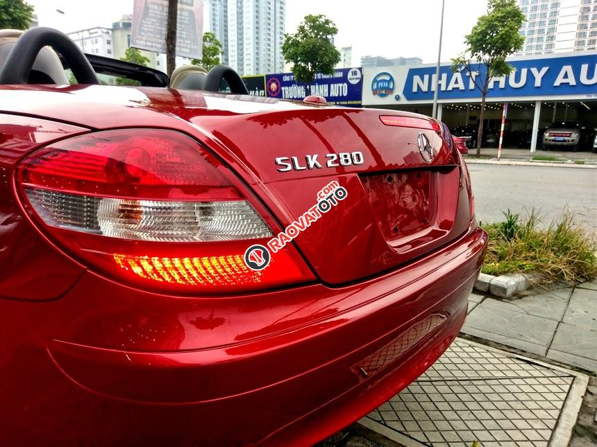 Bán Mercedes SLK 280 đời 2007, màu đỏ, nhập khẩu nguyên chiếc, giá tốt-9