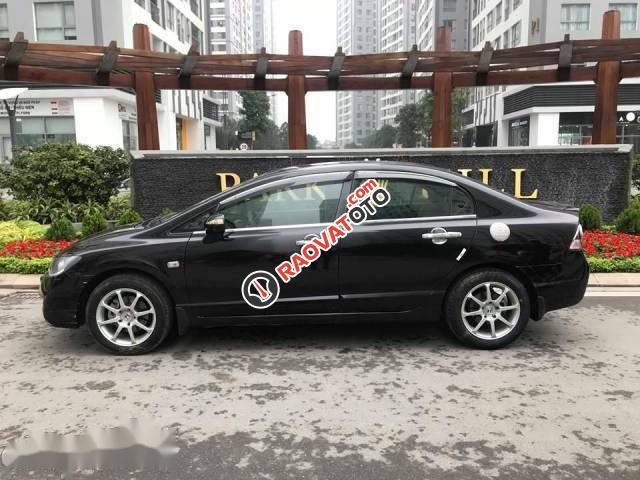 Bán Honda Civic 1.8 đời 2010, màu đen như mới, giá tốt-0