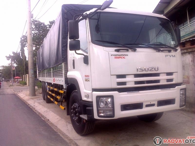 Cần bán Isuzu xe tải FVM34T 15.6 tấn đời 2016, màu trắng, xe nhập-3