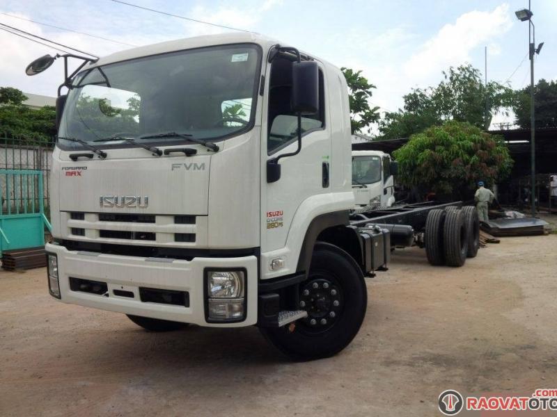 Cần bán Isuzu xe tải FVM34T 15.6 tấn đời 2016, màu trắng, xe nhập-2