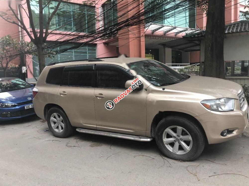 Bán xe Toyota Highlander 3.5 V6 2007, màu vàng, nhập khẩu-2