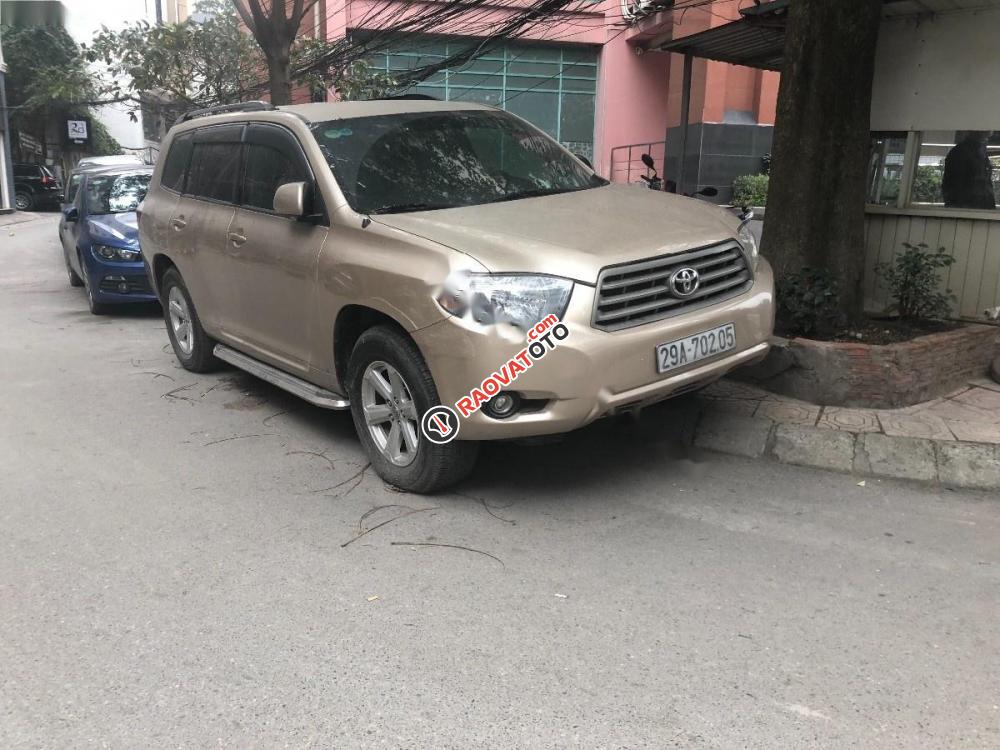 Bán xe Toyota Highlander 3.5 V6 2007, màu vàng, nhập khẩu-4