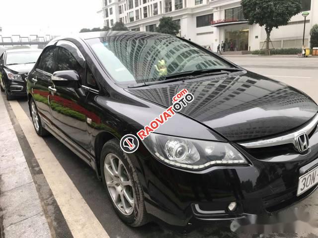 Cần bán Honda Civic 1.8 sản xuất 2010, màu đen ít sử dụng, giá 345tr-1