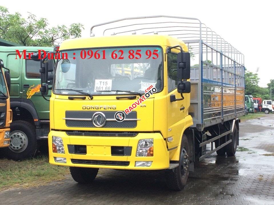 Bán xe tải thùng khung mui Dongfeng Hoàng Huy 8,45 tấn, máy B190-2