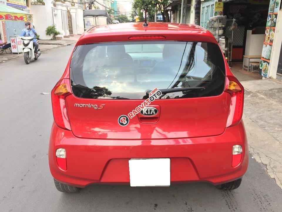Nhà cần bán Kia MorningS AT 2015, màu đỏ-0