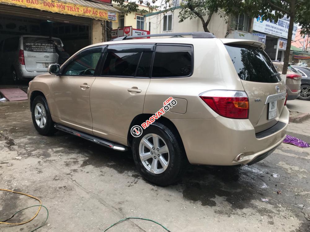 Toyota Highlander năm 2007 màu vàng, 725 triệu, xe nhập-3