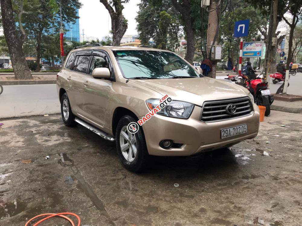 Toyota Highlander năm 2007 màu vàng, 725 triệu, xe nhập-0