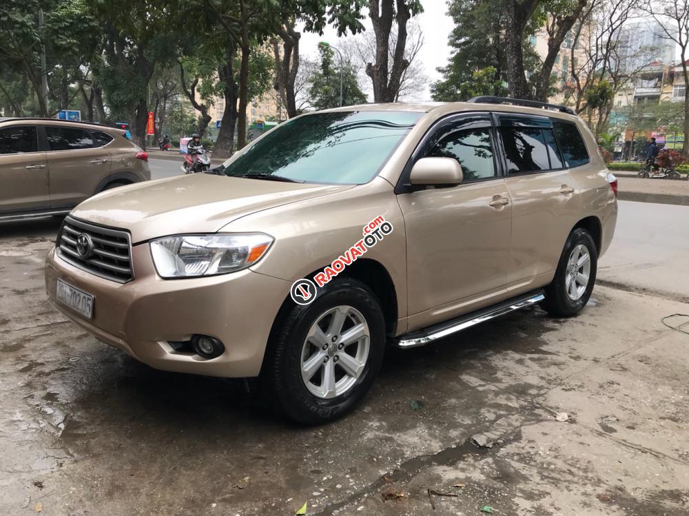 Toyota Highlander năm 2007 màu vàng, 725 triệu, xe nhập-1