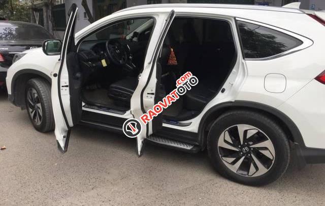 Bán xe Honda CR V 2.4L năm 2016, màu trắng-0