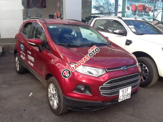 Bán xe Ford EcoSport MT đời 2016, màu đỏ số sàn-0