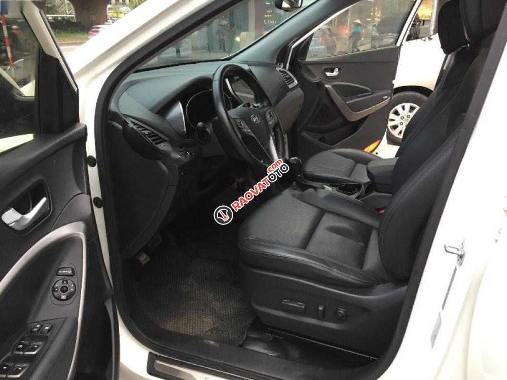 Bán Hyundai Santa Fe 2.4AT đời 2014, màu trắng, xe nhập, giá 860tr-4