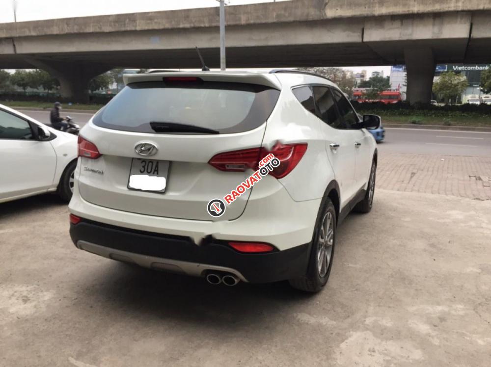 Bán Hyundai Santa Fe 2.4AT đời 2014, màu trắng, xe nhập, giá 860tr-6