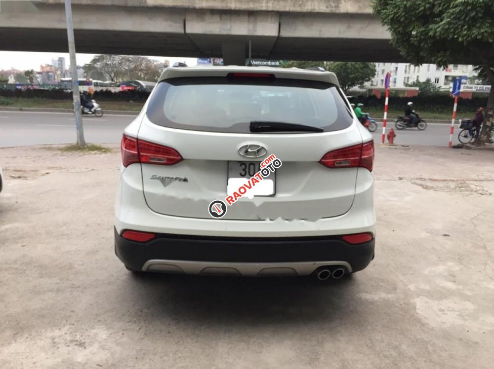 Bán Hyundai Santa Fe 2.4AT đời 2014, màu trắng, xe nhập, giá 860tr-5