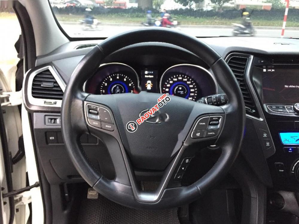 Bán Hyundai Santa Fe 2.4AT đời 2014, màu trắng, xe nhập, giá 860tr-1