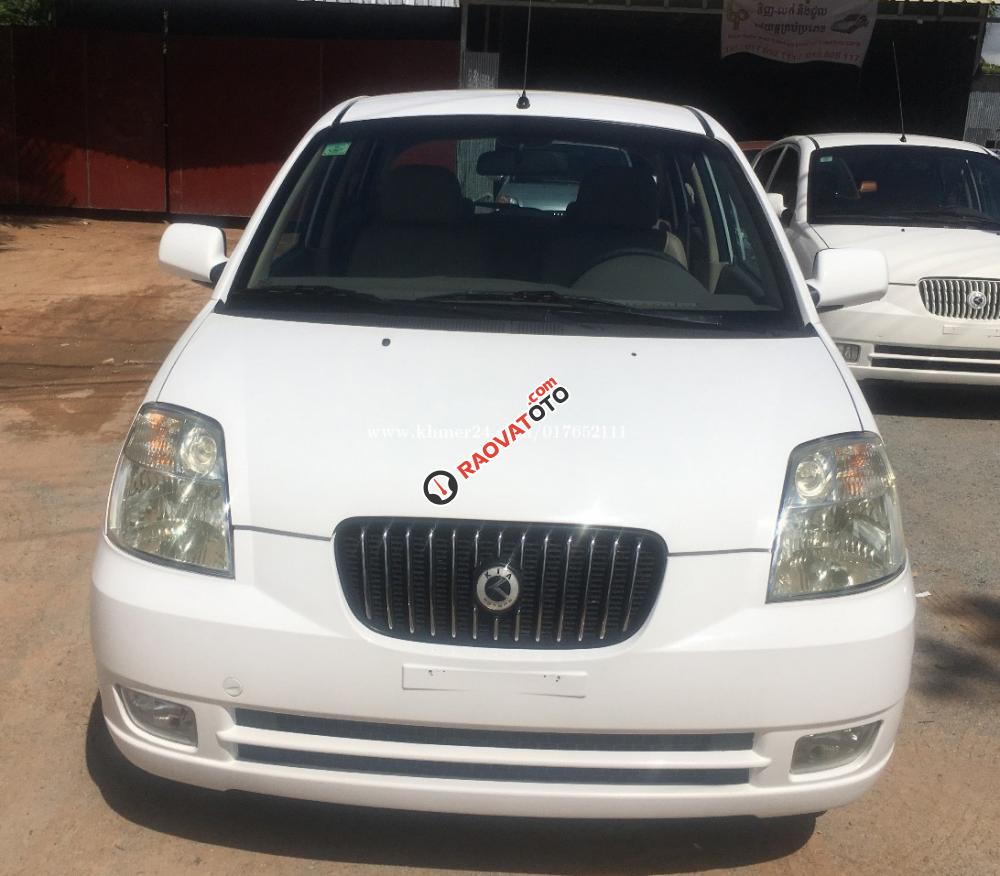 Bán Kia Morning LX đời 2004, màu trắng, xe nhập-0