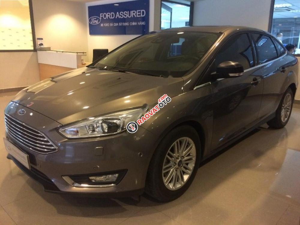Bán Ford Focus 1.5L Ecoboost đời 2016, màu xám, giá 700tr-8