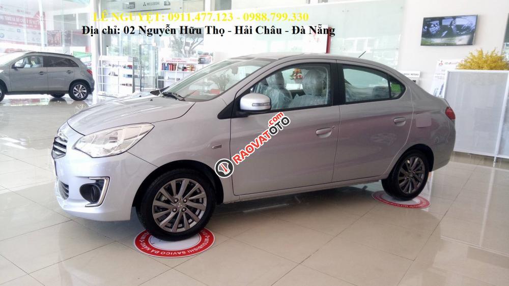 Bán Mitsubishi Attrage 5 chỗ, xe nhập, trả góp 90% xe, 4lit/100km, LH Lê Nguyệt: 0988.799.330-2