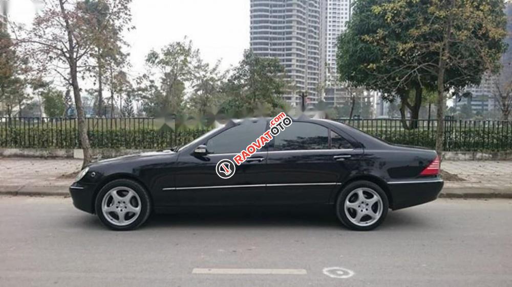 Cần bán lại xe Mercedes S500 đời 2004, màu đen, nhập khẩu chính chủ-8