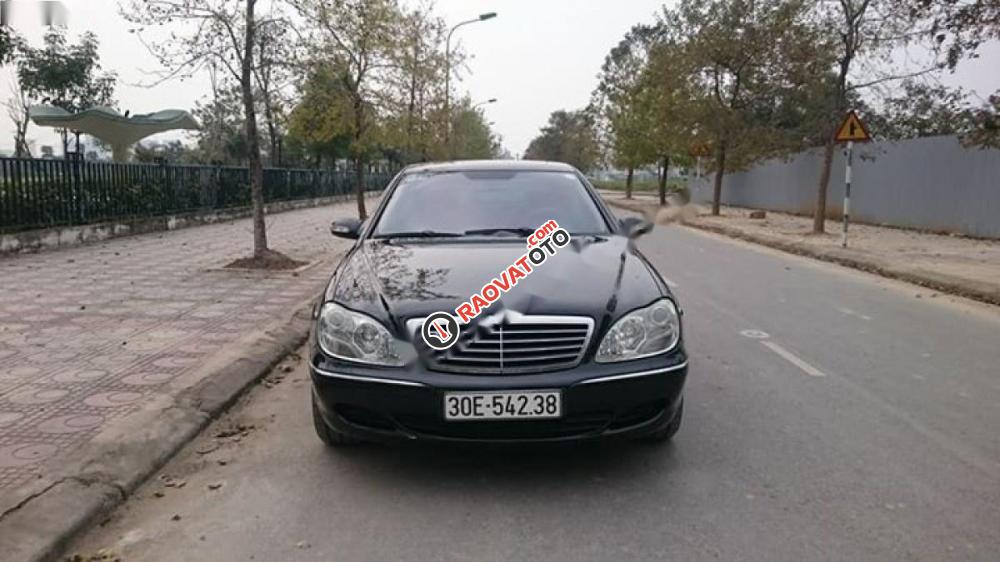 Cần bán lại xe Mercedes S500 đời 2004, màu đen, nhập khẩu chính chủ-9