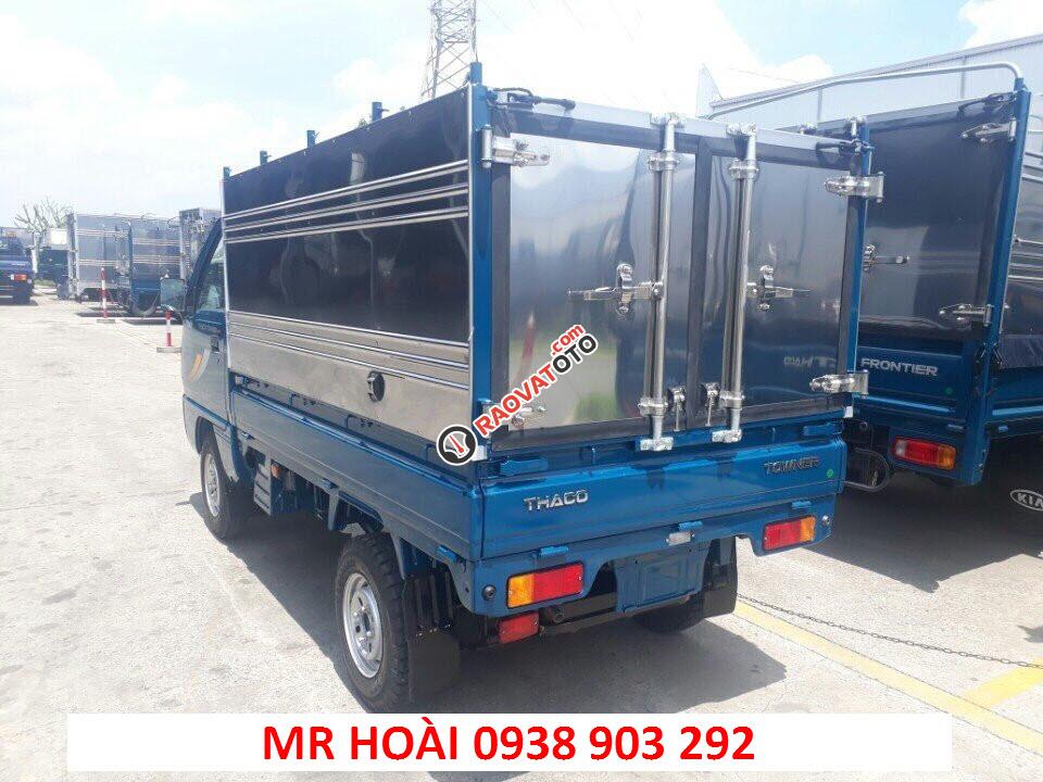 Bán ô tô Thaco Towner 800 đời 2017, thùng mui bạt 900kg, 155 triệu. Liên hệ 0914159099-2