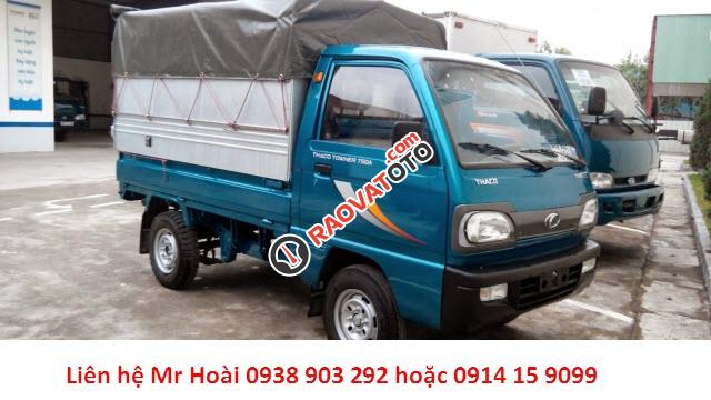 Bán ô tô Thaco Towner 800 đời 2017, thùng mui bạt 900kg, 155 triệu. Liên hệ 0914159099-3