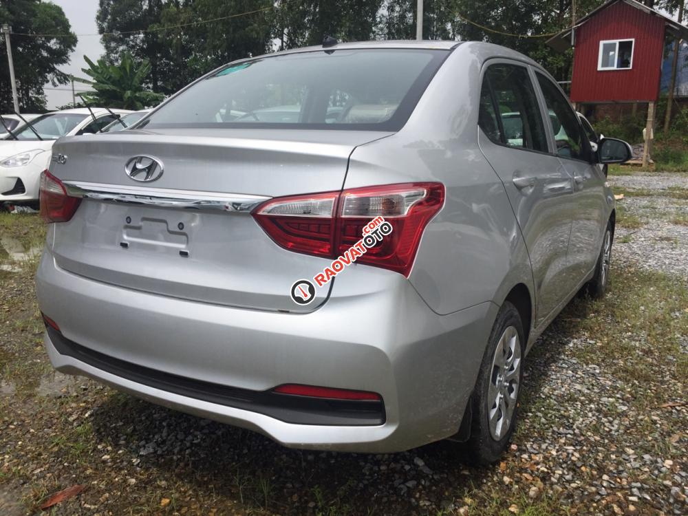 Bán Hyundai Grand I10 Sedan 2017, màu bạc mới, LH 0947647688-3