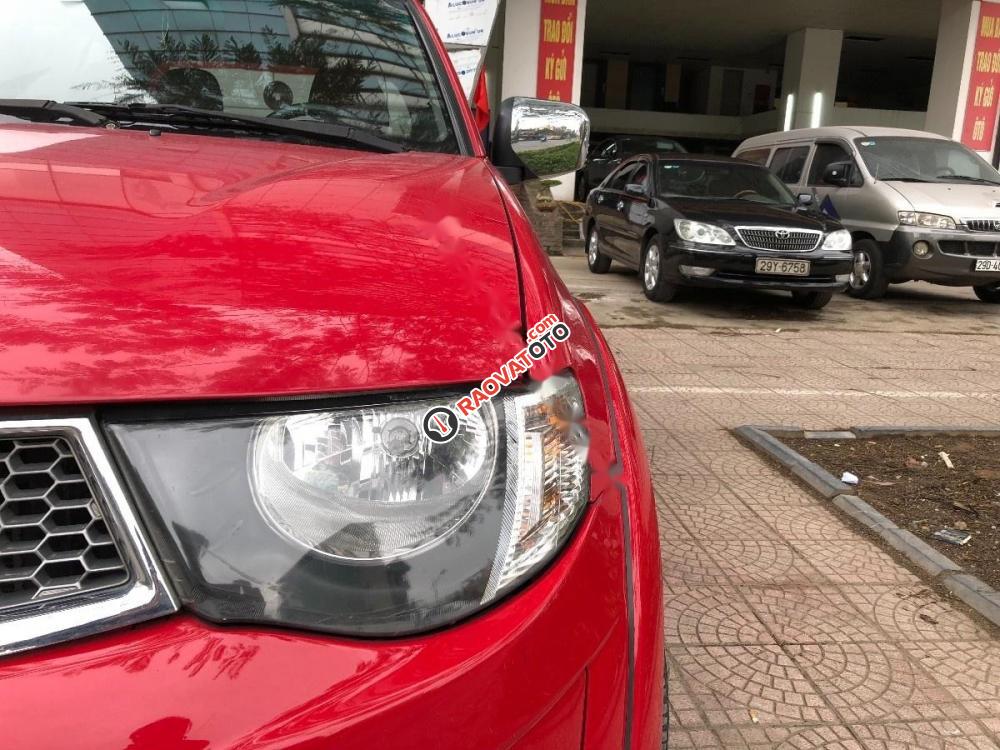 Bán xe Mitsubishi Triton GLS sản xuất 2014, màu đỏ, nhập khẩu như mới, 450tr-1