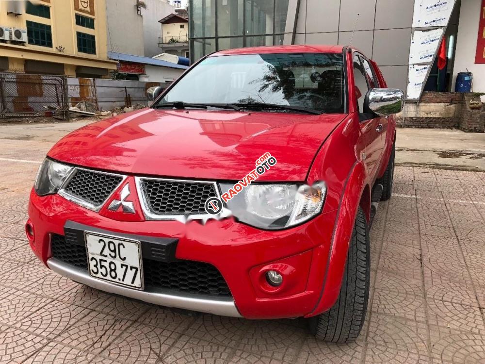 Bán xe Mitsubishi Triton GLS sản xuất 2014, màu đỏ, nhập khẩu như mới, 450tr-4