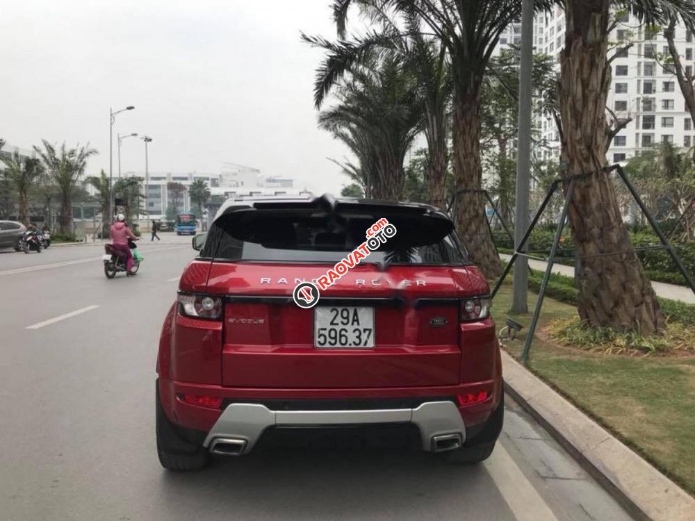 Bán LandRover Range Rover Evoque Dynamic sản xuất năm 2012, màu đỏ, xe nhập-4