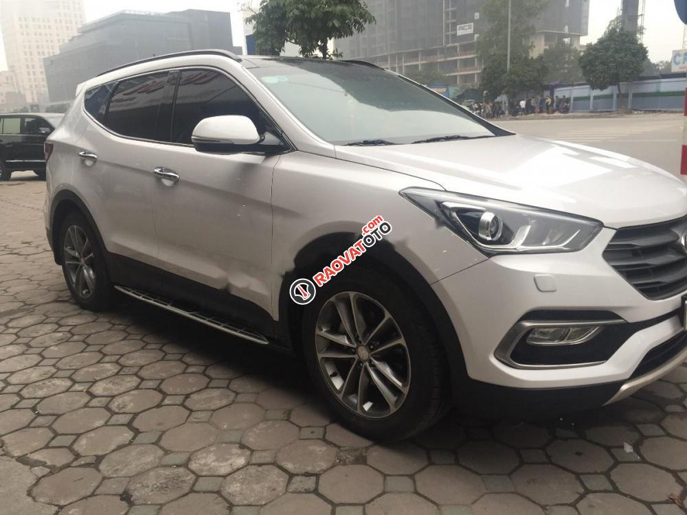 Bán xe Hyundai Santa Fe 4WD năm sản xuất 2016, màu trắng-8