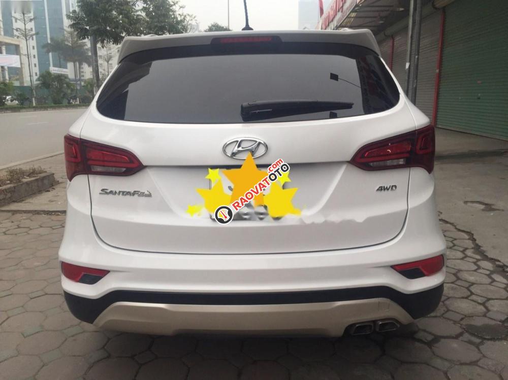 Bán xe Hyundai Santa Fe 4WD năm sản xuất 2016, màu trắng-1