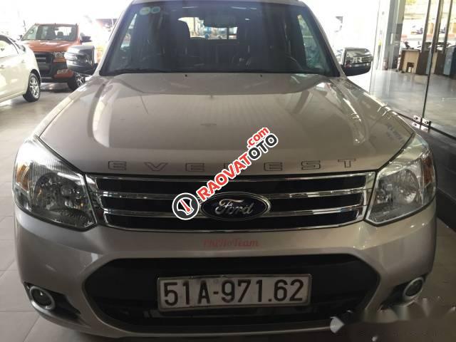 Bán Ford Everest 4x2 MT năm 2014, màu xám -0