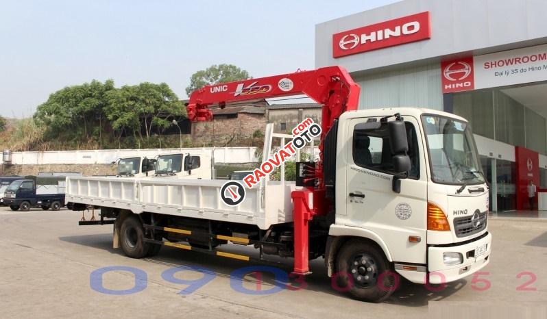 Bán xe tải cẩu Hino FC9JLSW 6.4 tấn, gắn cẩu Unic UR-V 500 5 tấn 4-2