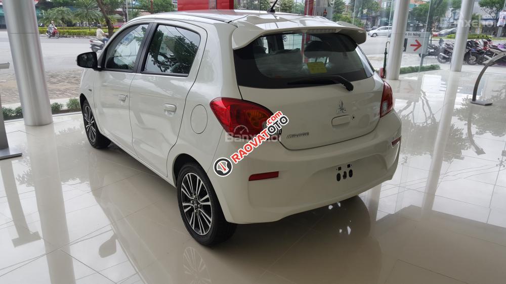 Đà Nẵng Mitsubishi Mirage CVT Eco, màu trắng nhập khẩu - LH: Đông Anh: 0931.911.444-4